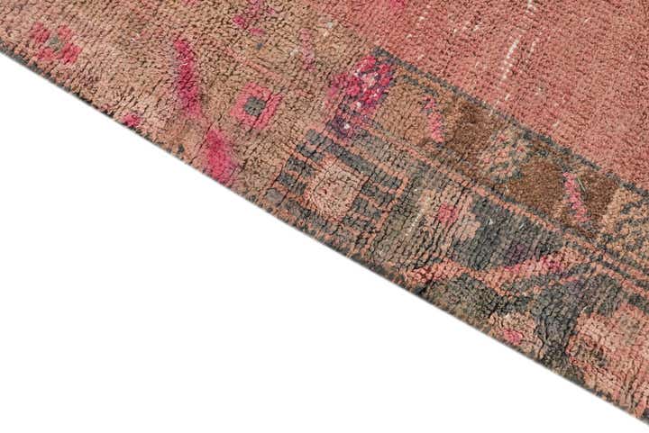 4' 10 x 9' 9 Hand Knotted Ultra Vintage Persian Wool Rug