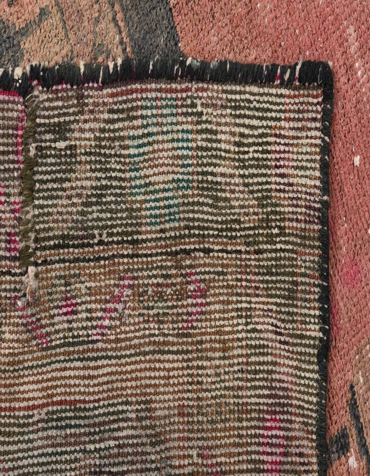 Detail image of 4' 10 x 9' 9  Hand Knotted Ultra Vintage Persian Wool Rug