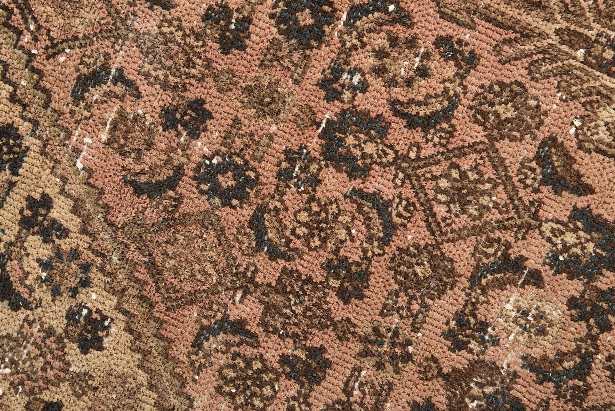 6' x 8' 10 Hand Knotted Ultra Vintage Persian Wool Rug