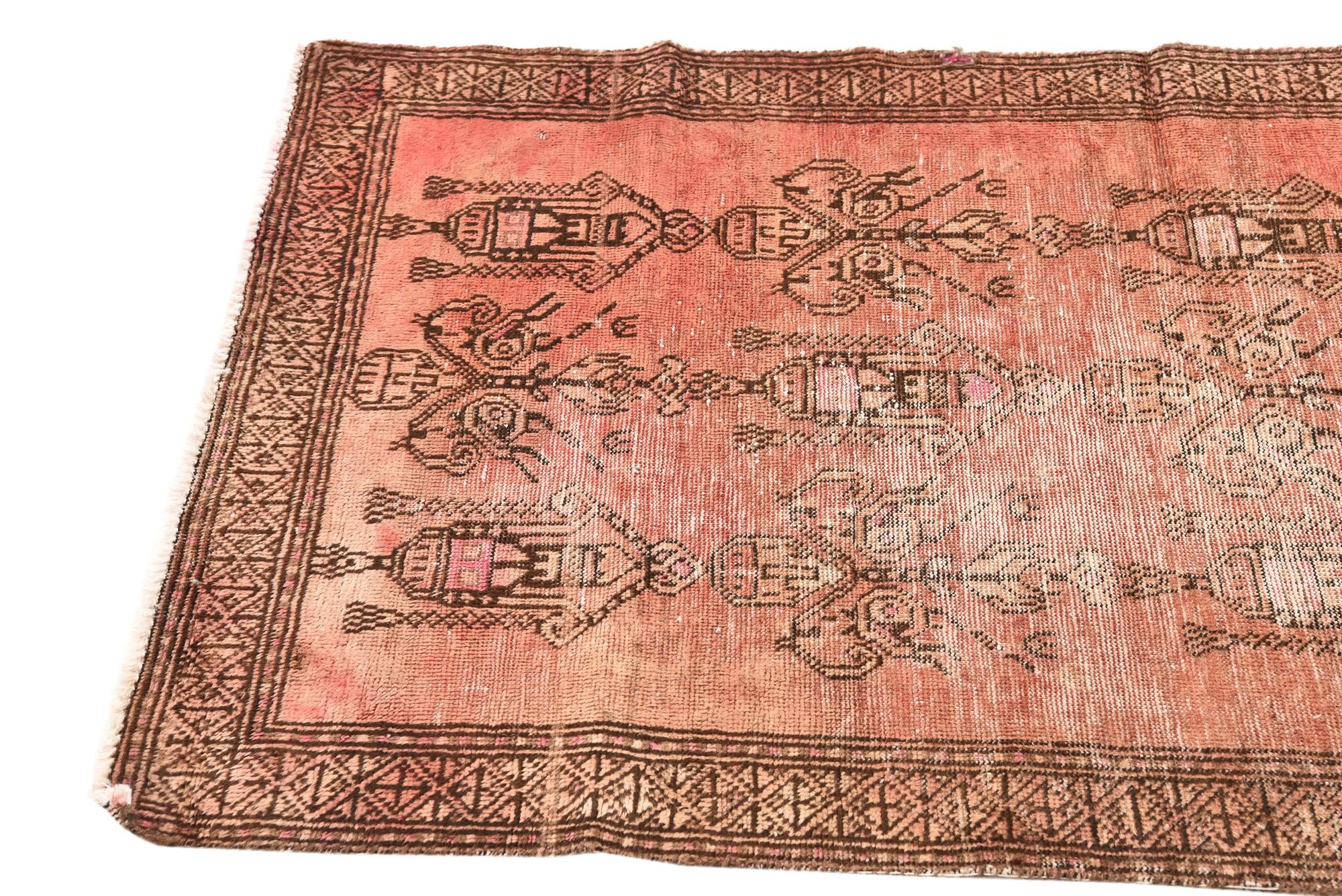 2' 10 x 5' 7 Hand Knotted Ultra Vintage Persian Wool Rug