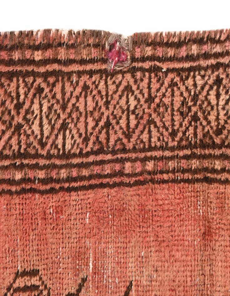 Detail image of 2' 10 x 5' 7  Hand Knotted Ultra Vintage Persian Wool Rug