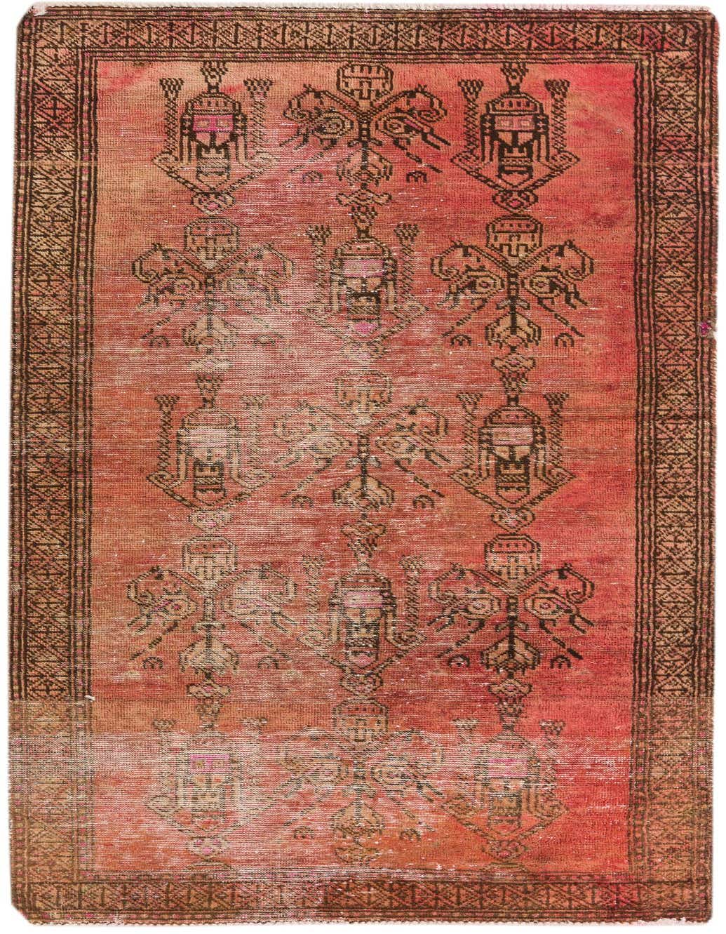 Primary image 2' 10 x 5' 7  Hand Knotted Ultra Vintage Persian Wool Rug