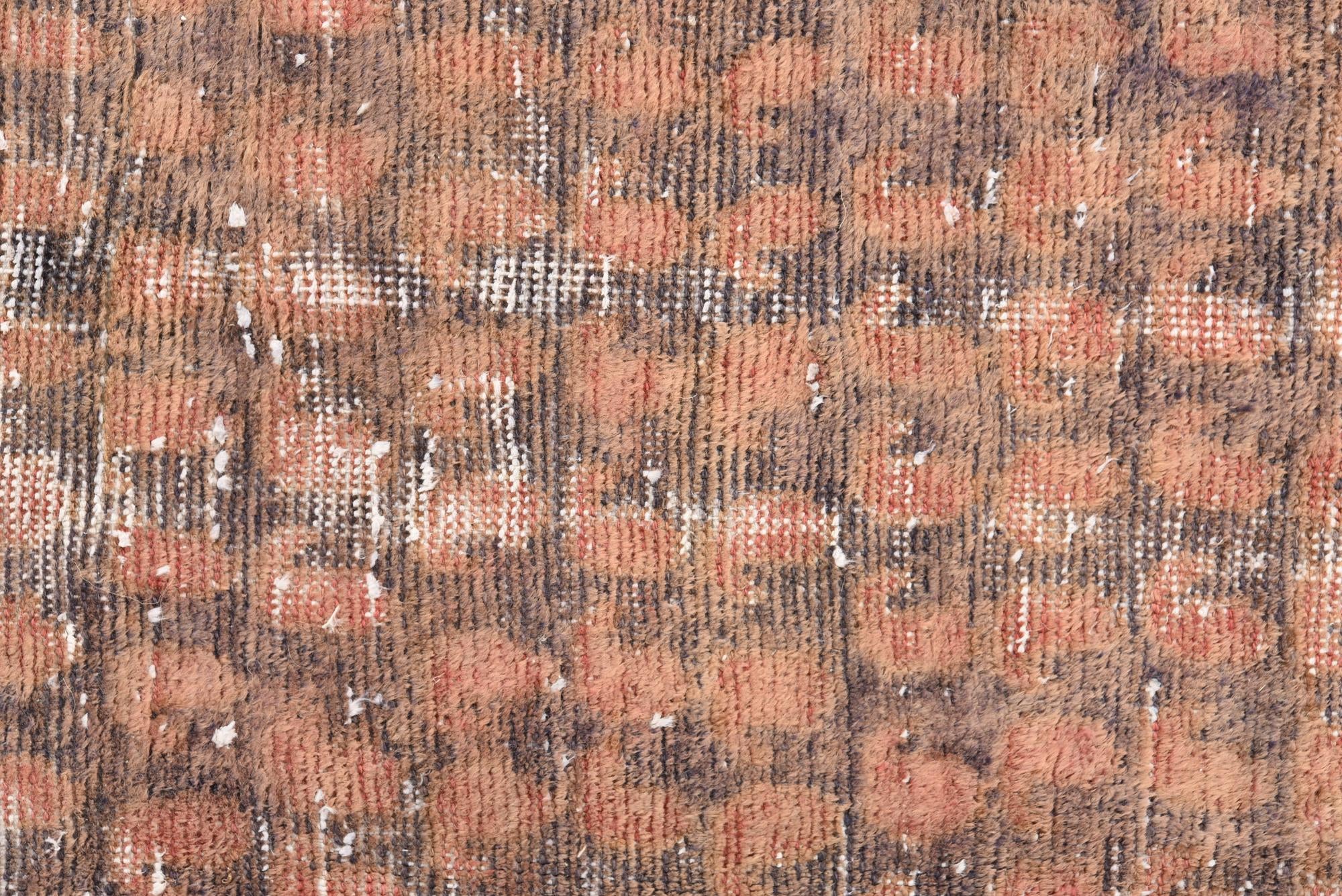 4' 3 x 6' 2 Hand Knotted Ultra Vintage Persian Wool Rug