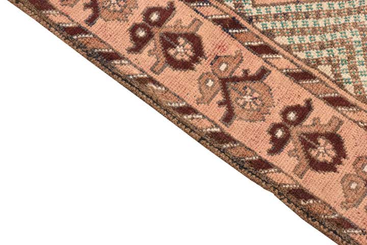 3' 6 x 6' 1 Hand Knotted Ultra Vintage Persian Wool Rug
