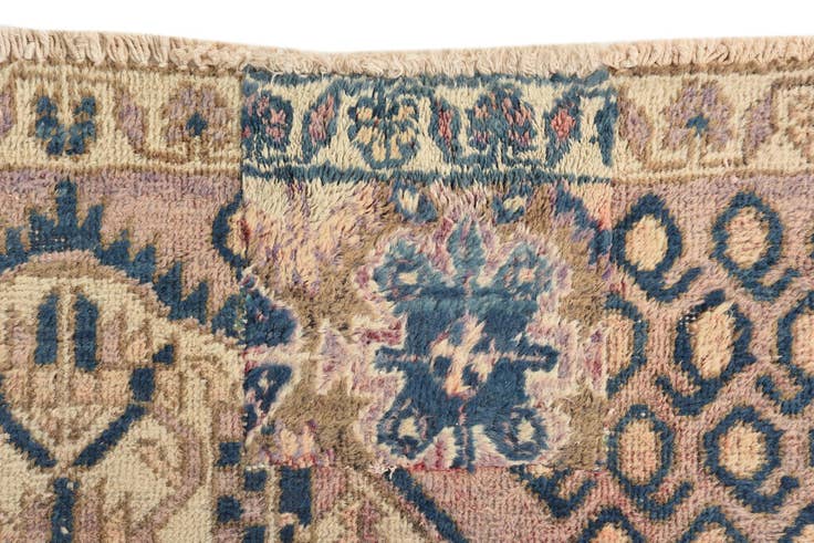 Detail image of 4' x 5' 8 Hand Knotted Ultra Vintage Persian Wool Rug