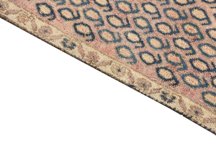 Detail image of 4' x 5' 8 Hand Knotted Ultra Vintage Persian Wool Rug