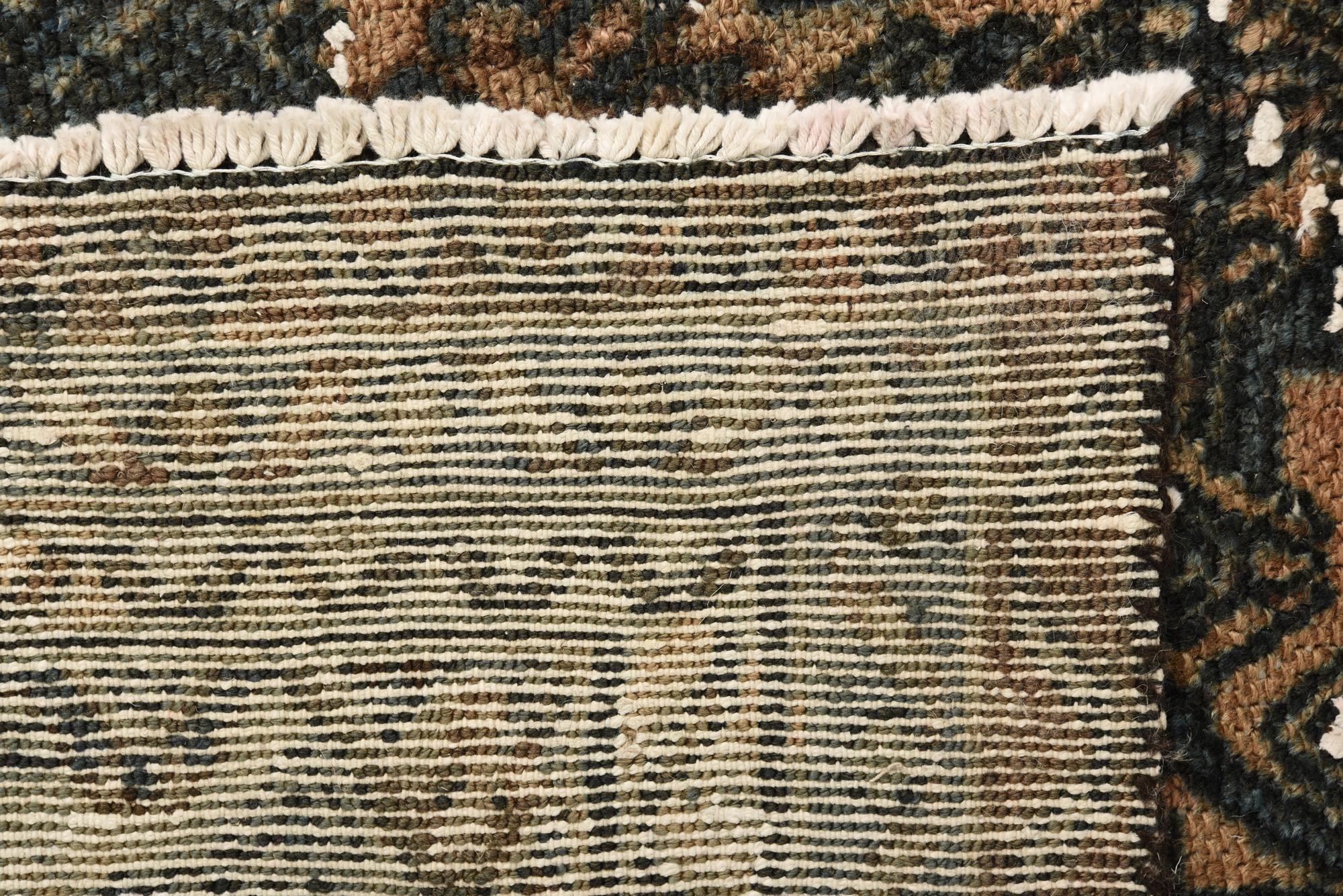 6' 8 x 10' Hand Knotted Ultra Vintage Persian Wool Rug