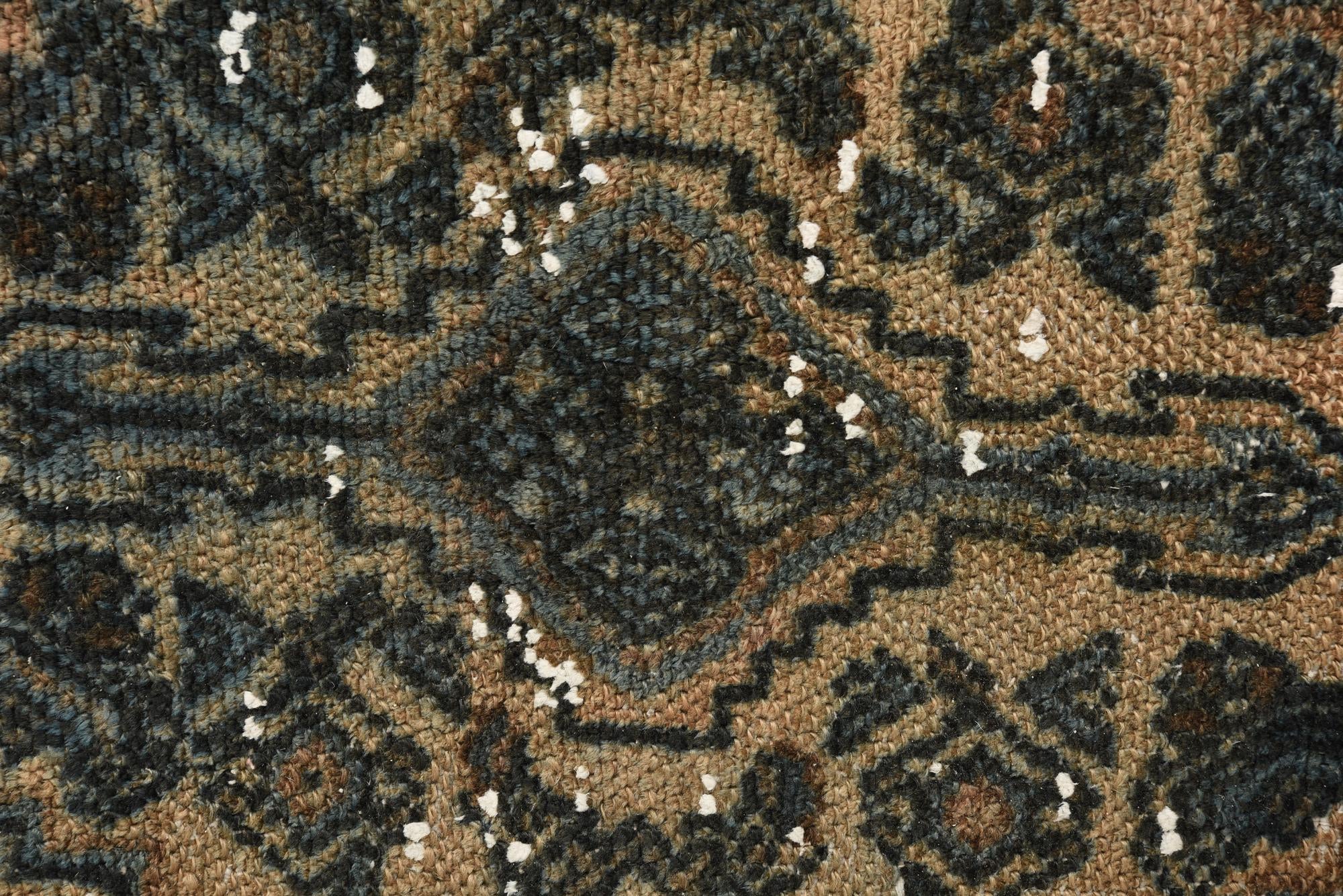 6' 8 x 10' Hand Knotted Ultra Vintage Persian Wool Rug