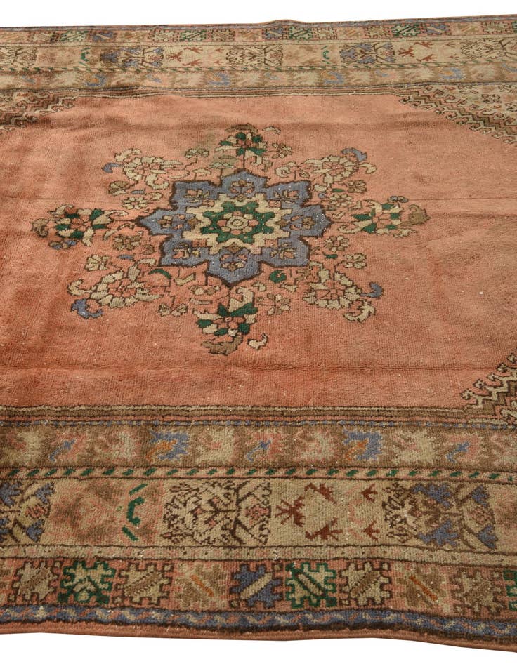 Detail image of 6' 5 x 9' 9  Hand Knotted Ultra Vintage Persian Wool Rug