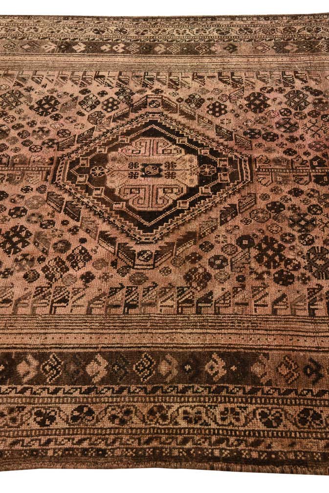 5' 7 x 8' 4 Hand Knotted Ultra Vintage Persian Wool Rug