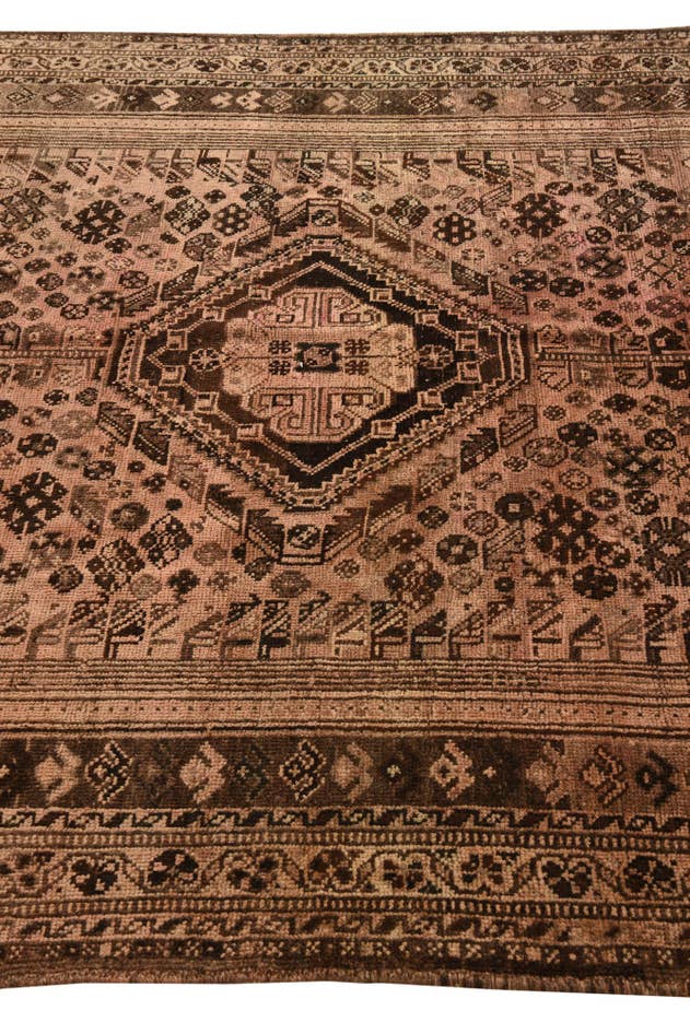 Detail image of 5' 7 x 8' 4 Hand Knotted Ultra Vintage Persian Wool Rug