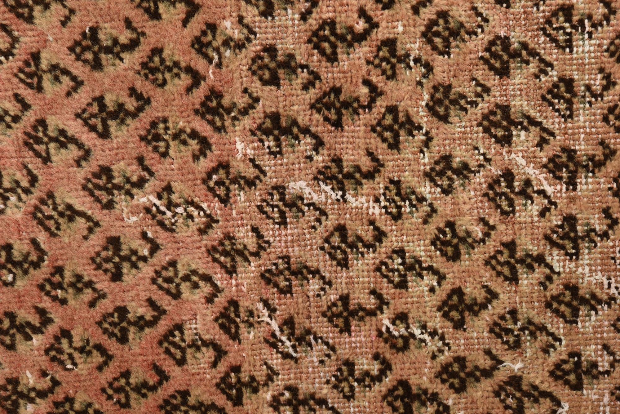 3' 8 x 6' 5 Hand Knotted Ultra Vintage Persian Wool Rug
