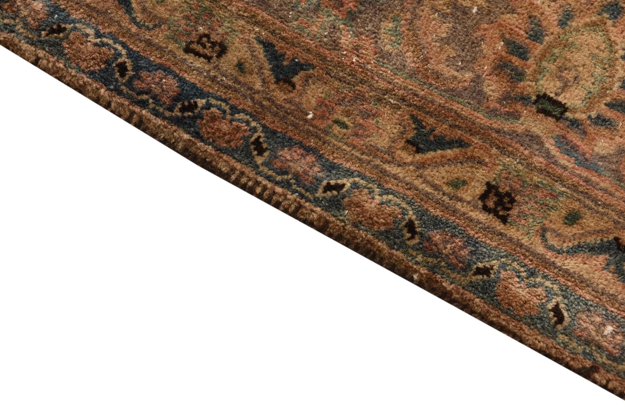 6' 6 x 9' 6 Hand Knotted Ultra Vintage Persian Wool Rug