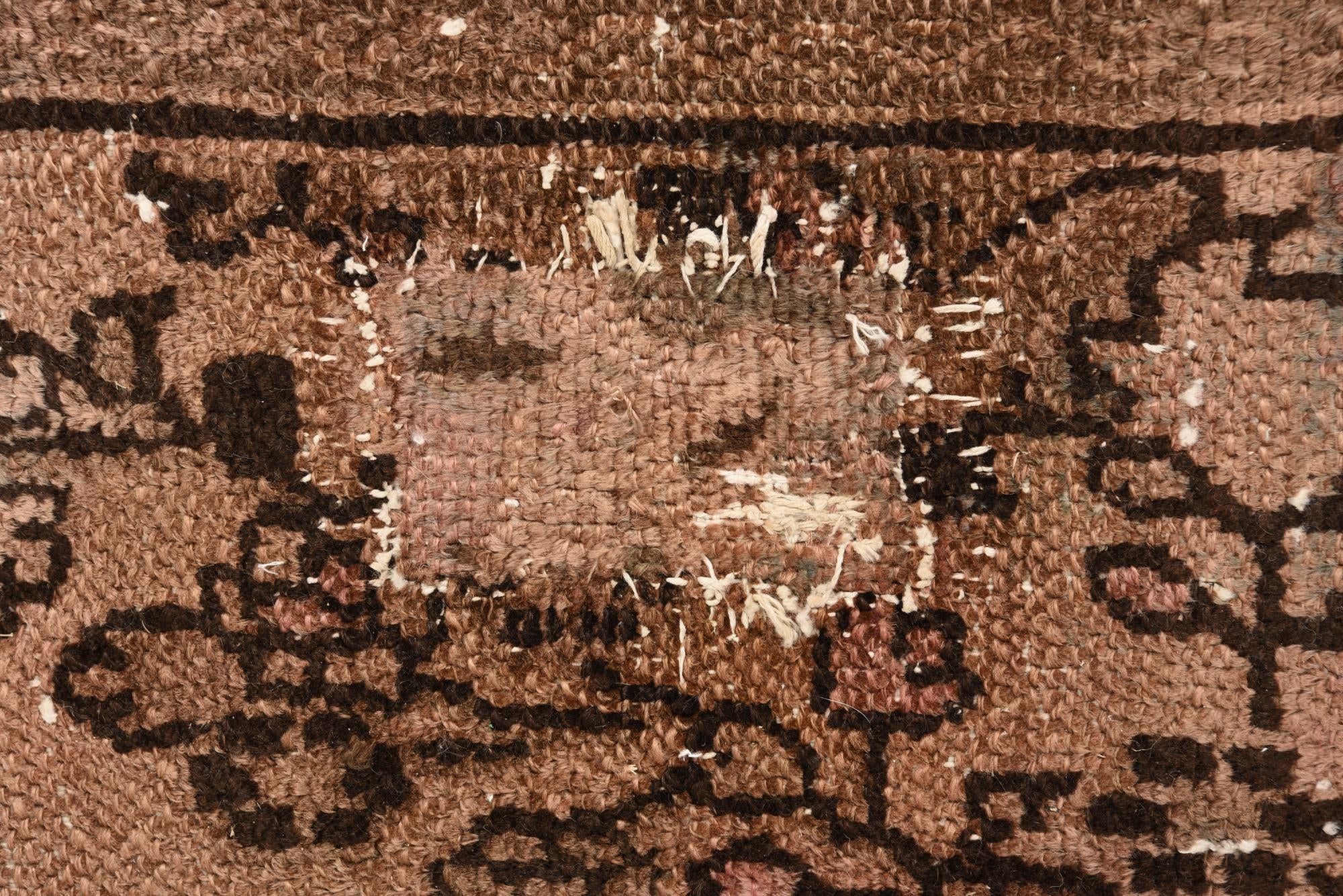 6' 6 x 9' 7 Hand Knotted Ultra Vintage Persian Wool Rug