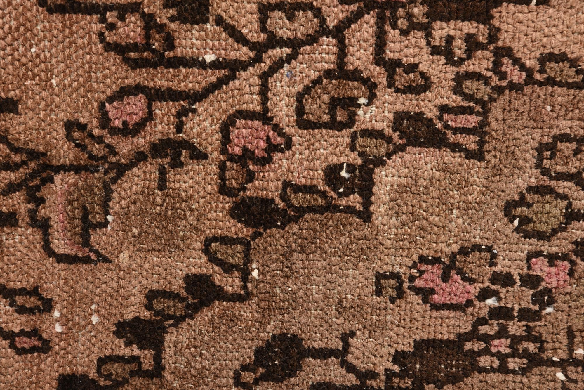 6' 6 x 9' 7 Hand Knotted Ultra Vintage Persian Wool Rug