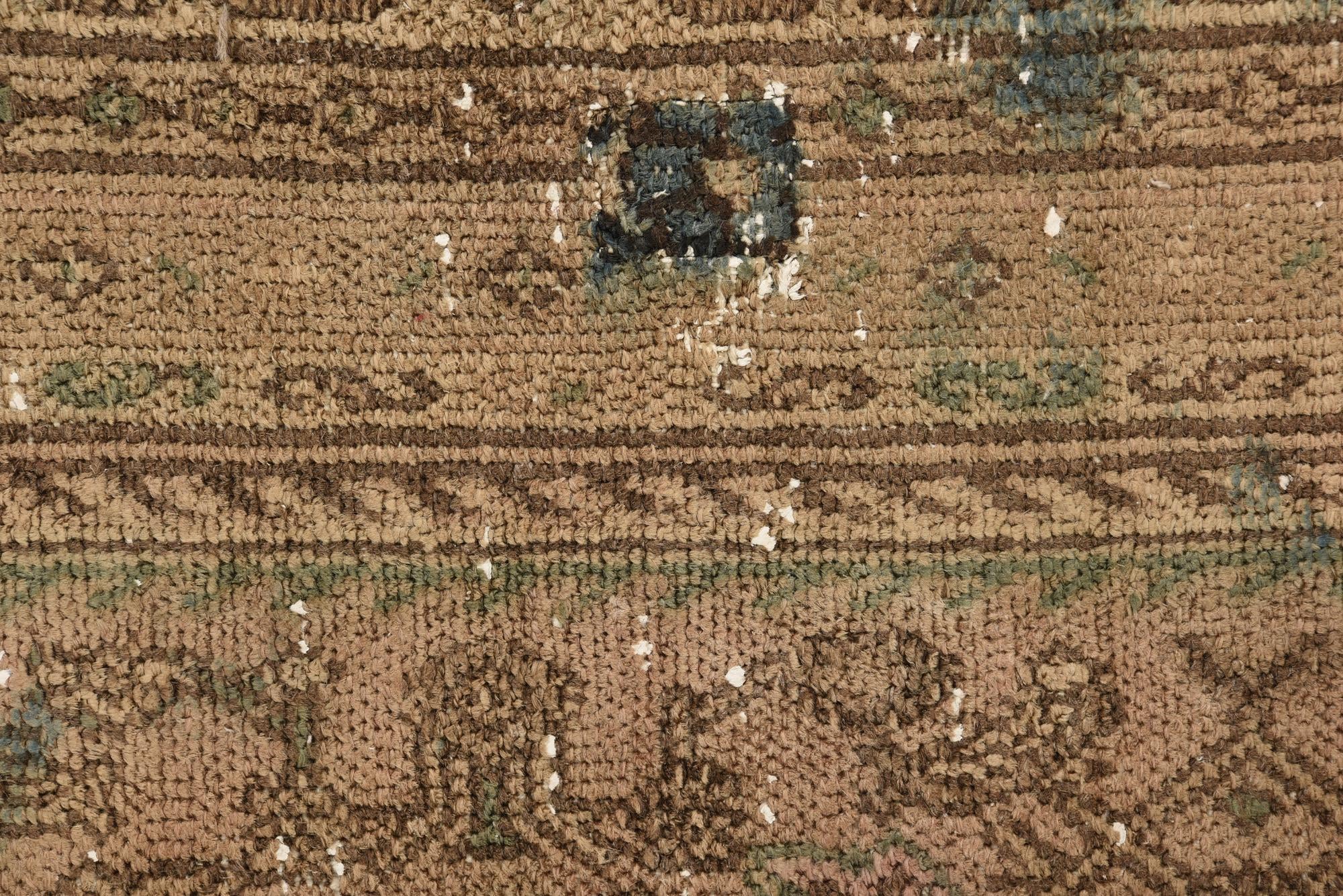 6' 6 x 10' Hand Knotted Ultra Vintage Persian Wool Rug