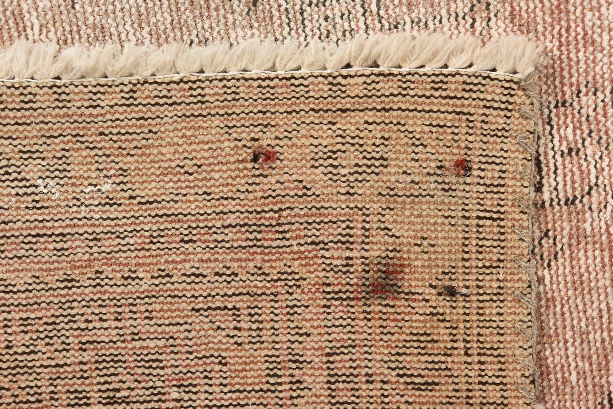 4' x 6' 5 Hand Knotted Ultra Vintage Persian Wool Rug