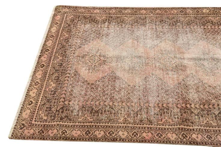 Detail image of 4' x 6' 5 Hand Knotted Ultra Vintage Persian Wool Rug