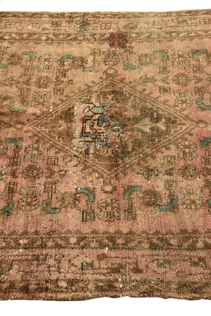 3' 4 x 5' 4 Hand Knotted Ultra Vintage Persian Wool Rug