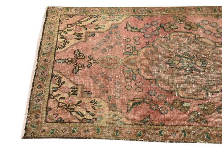 3' x 4' 9 Hand Knotted Ultra Vintage Persian Wool Rug