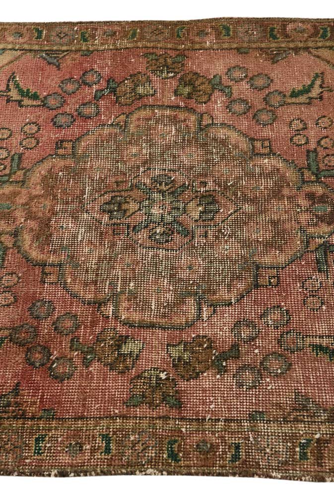 3' x 4' 9 Hand Knotted Ultra Vintage Persian Wool Rug