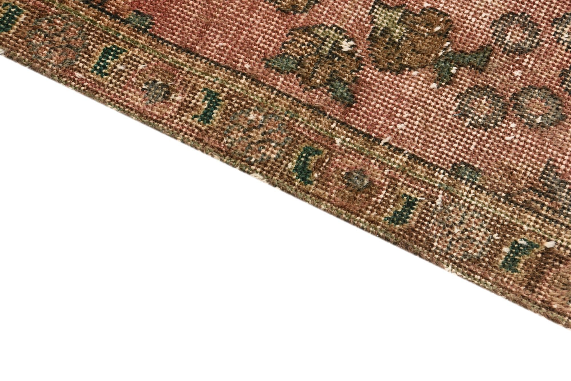 3' x 4' 9 Hand Knotted Ultra Vintage Persian Wool Rug