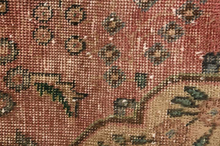 3' x 4' 9 Hand Knotted Ultra Vintage Persian Wool Rug