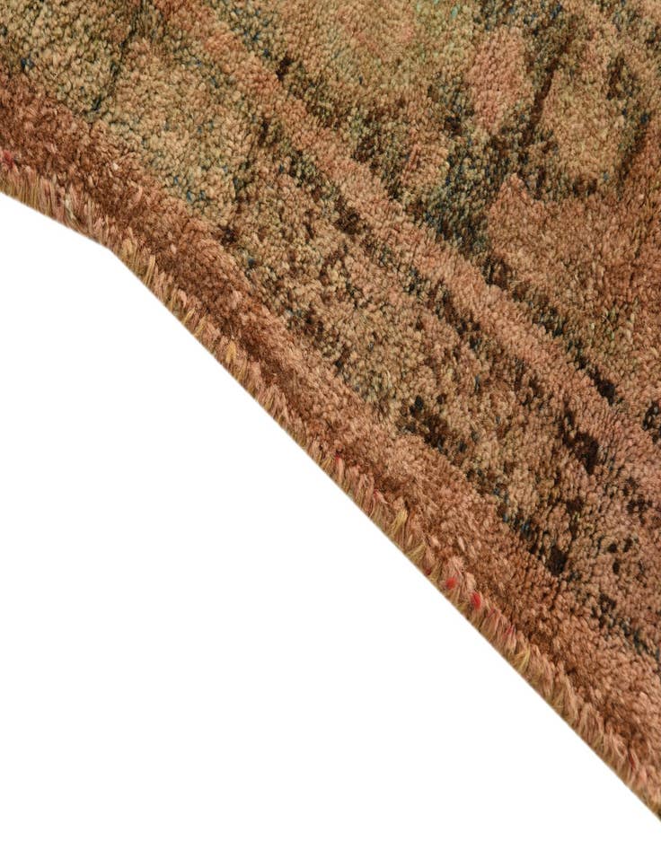 Detail image of 4' 2 x 5' 9  Hand Knotted Ultra Vintage Persian Wool Rug