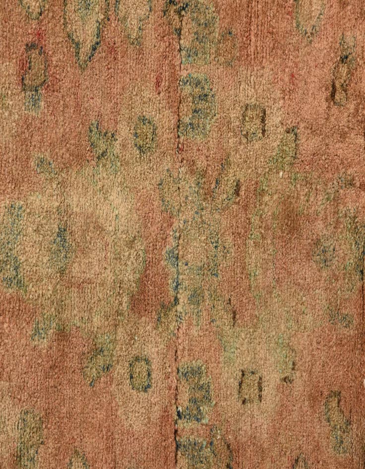 Detail image of 4' 2 x 5' 9  Hand Knotted Ultra Vintage Persian Wool Rug