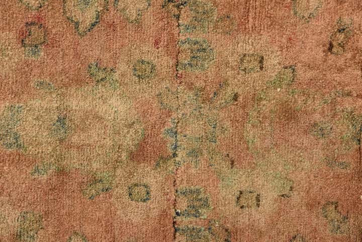 4' 2 x 5' 9 Hand Knotted Ultra Vintage Persian Wool Rug