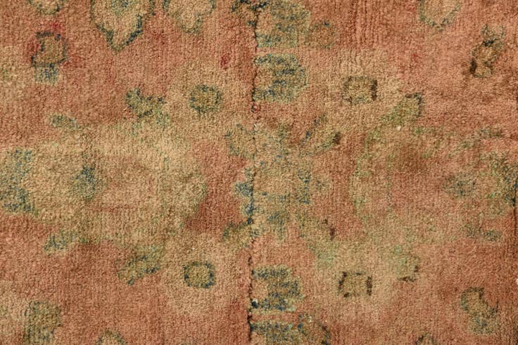 Detail image of 4' 2 x 5' 9 Hand Knotted Ultra Vintage Persian Wool Rug