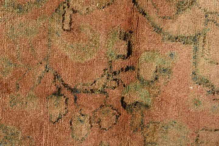 4' 2 x 5' 9 Hand Knotted Ultra Vintage Persian Wool Rug