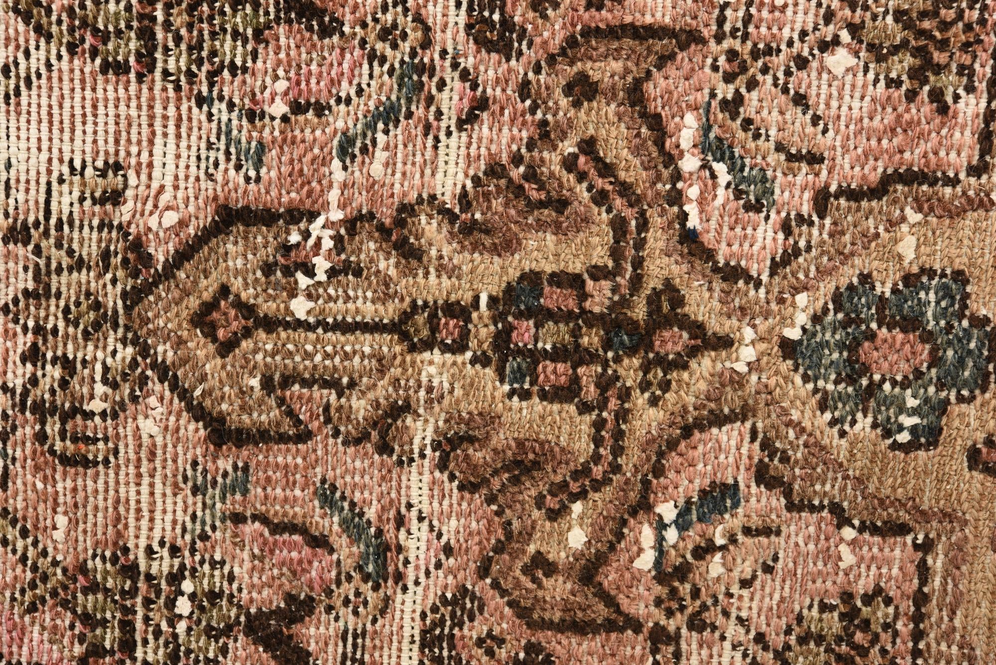 5' 1 x 9' 3 Hand Knotted Ultra Vintage Persian Wool Rug