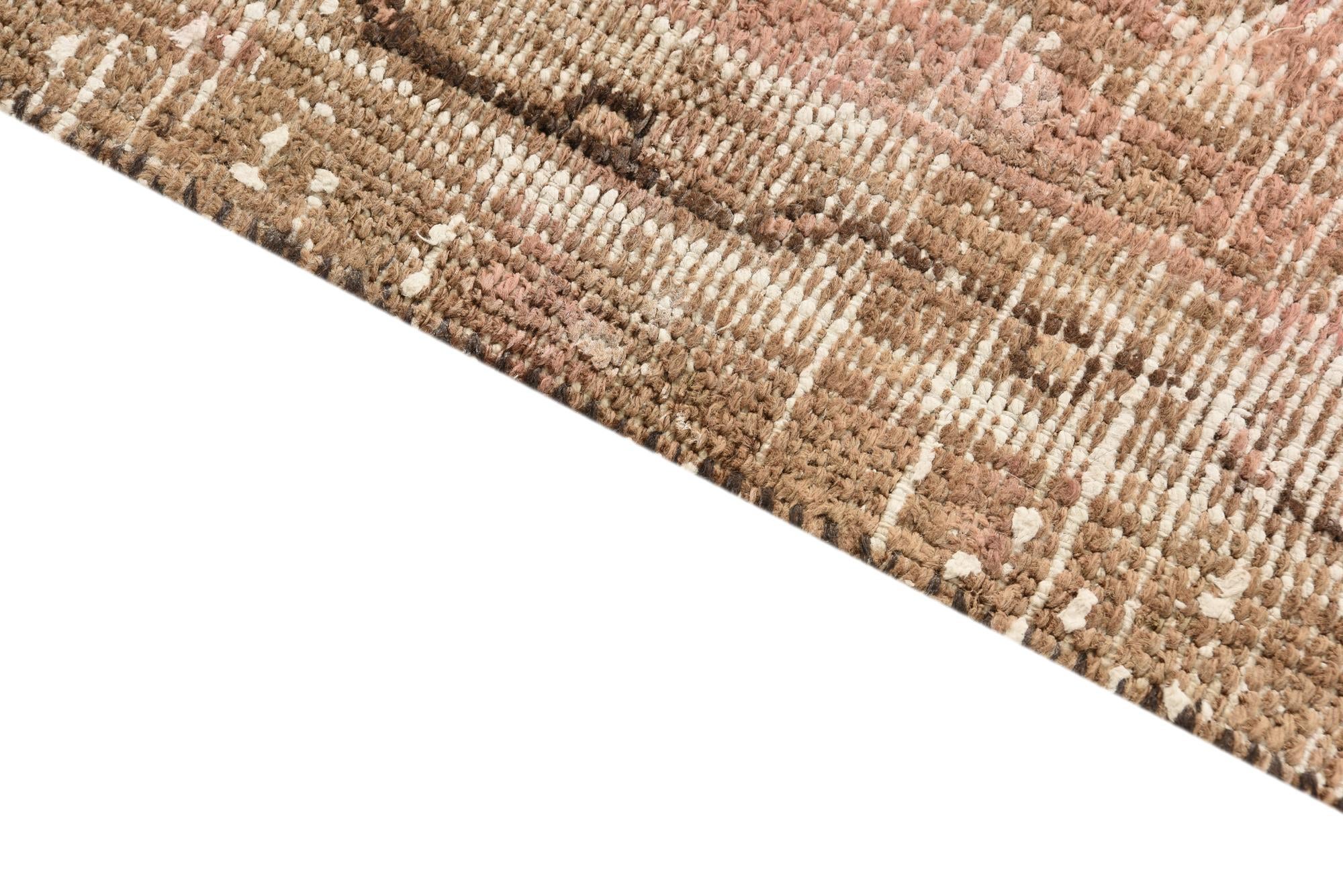 5' 1 x 9' Hand Knotted Ultra Vintage Persian Wool Rug