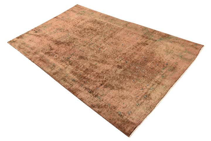 3' 10 x 6' 6 Hand Knotted Ultra Vintage Persian Wool Rug