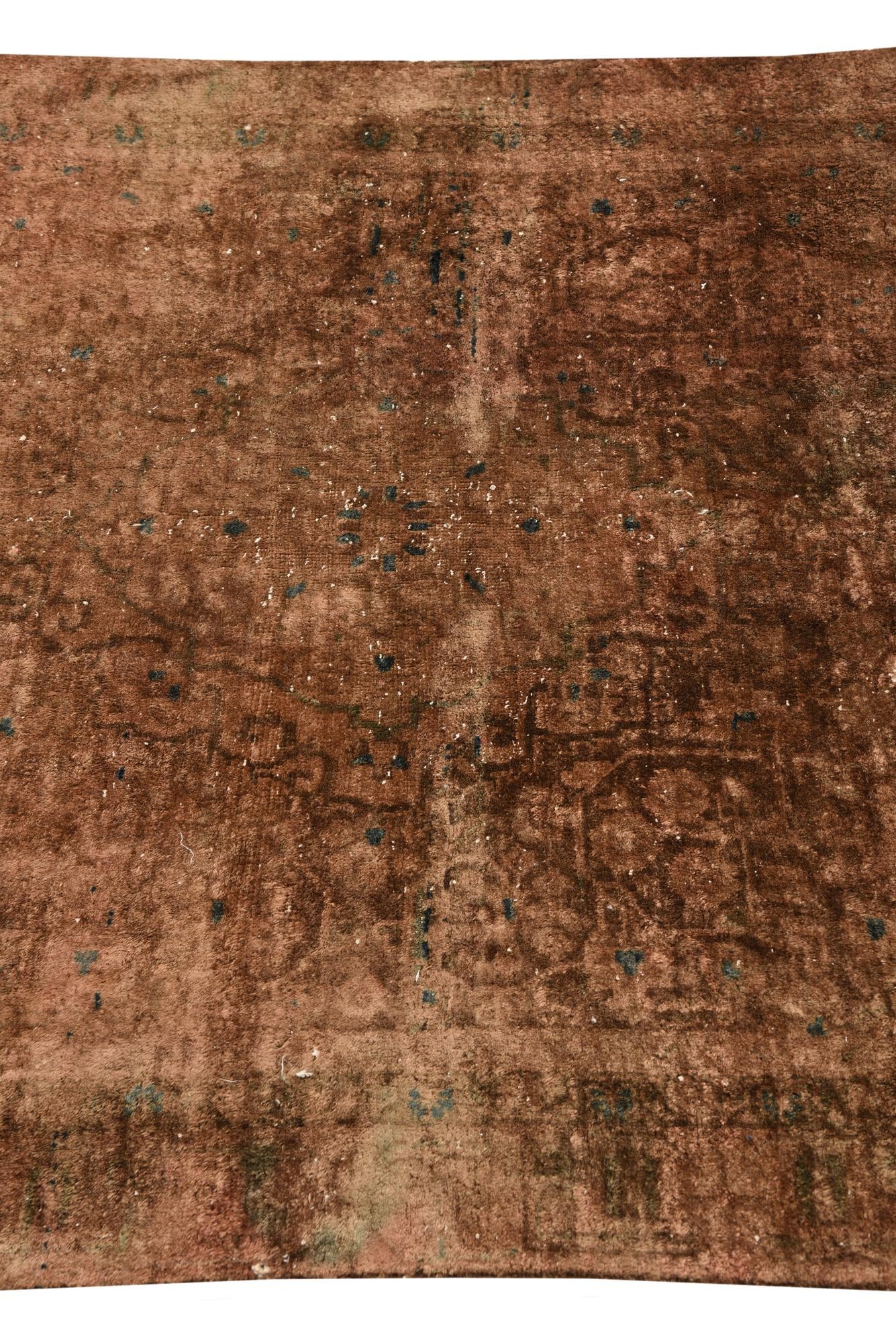 3' 10 x 6' 6 Hand Knotted Ultra Vintage Persian Wool Rug