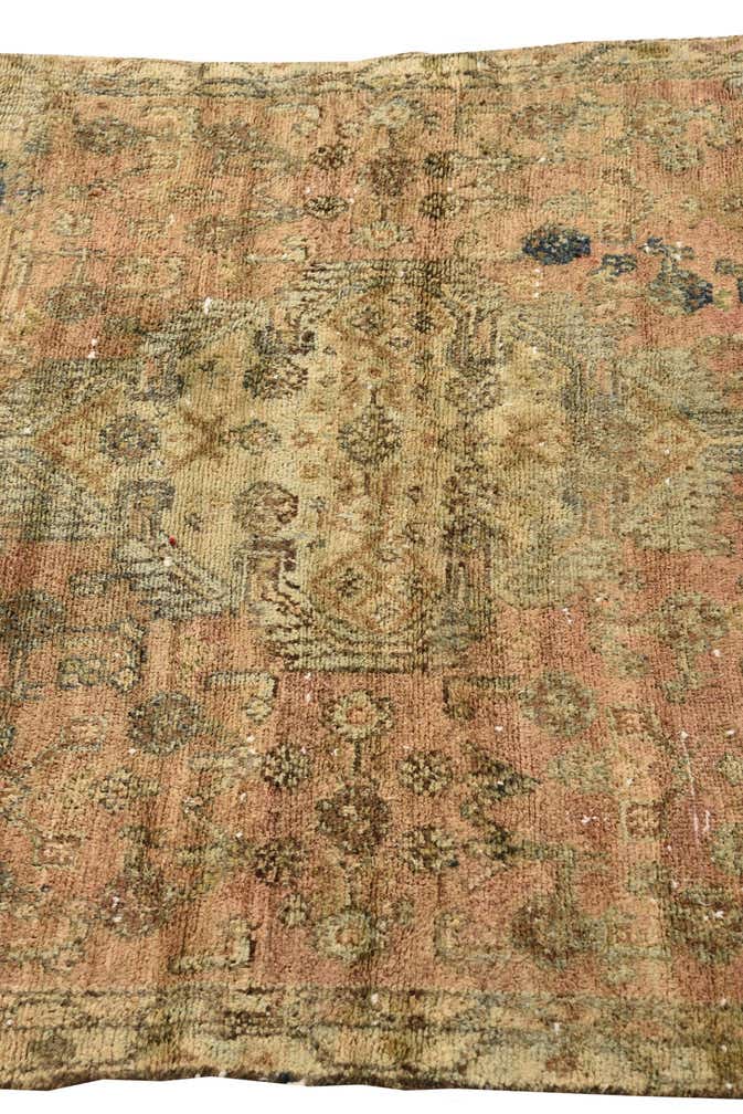 3' 4 x 5' 8 Hand Knotted Ultra Vintage Persian Wool Rug