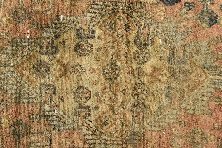 Detail image of 3' 4 x 5' 8 Hand Knotted Ultra Vintage Persian Wool Rug