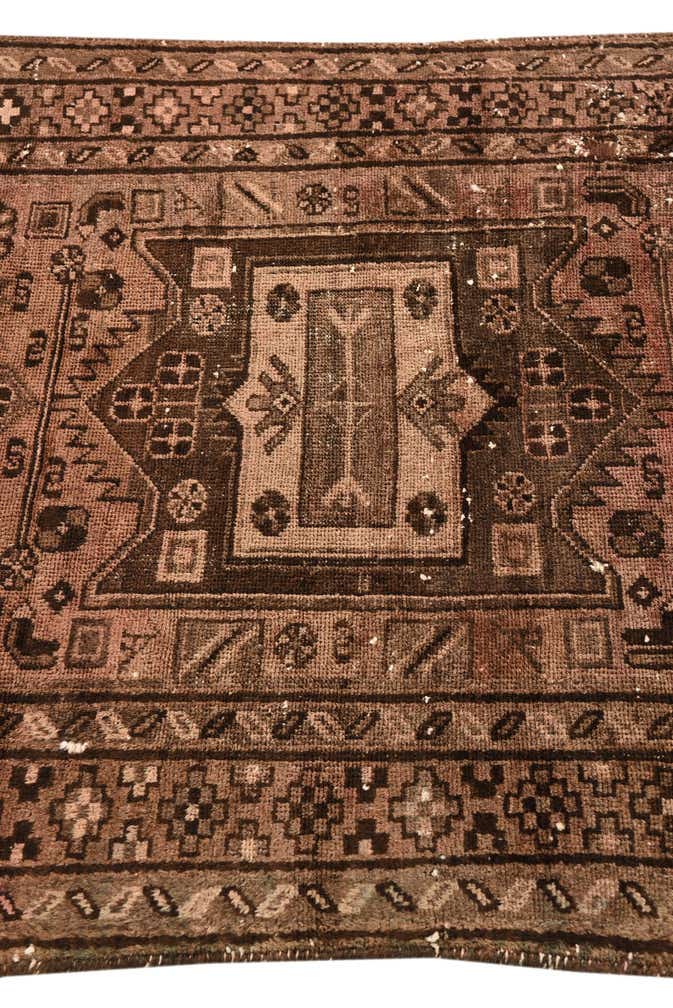 3' 4 x 6' Hand Knotted Ultra Vintage Persian Wool Rug