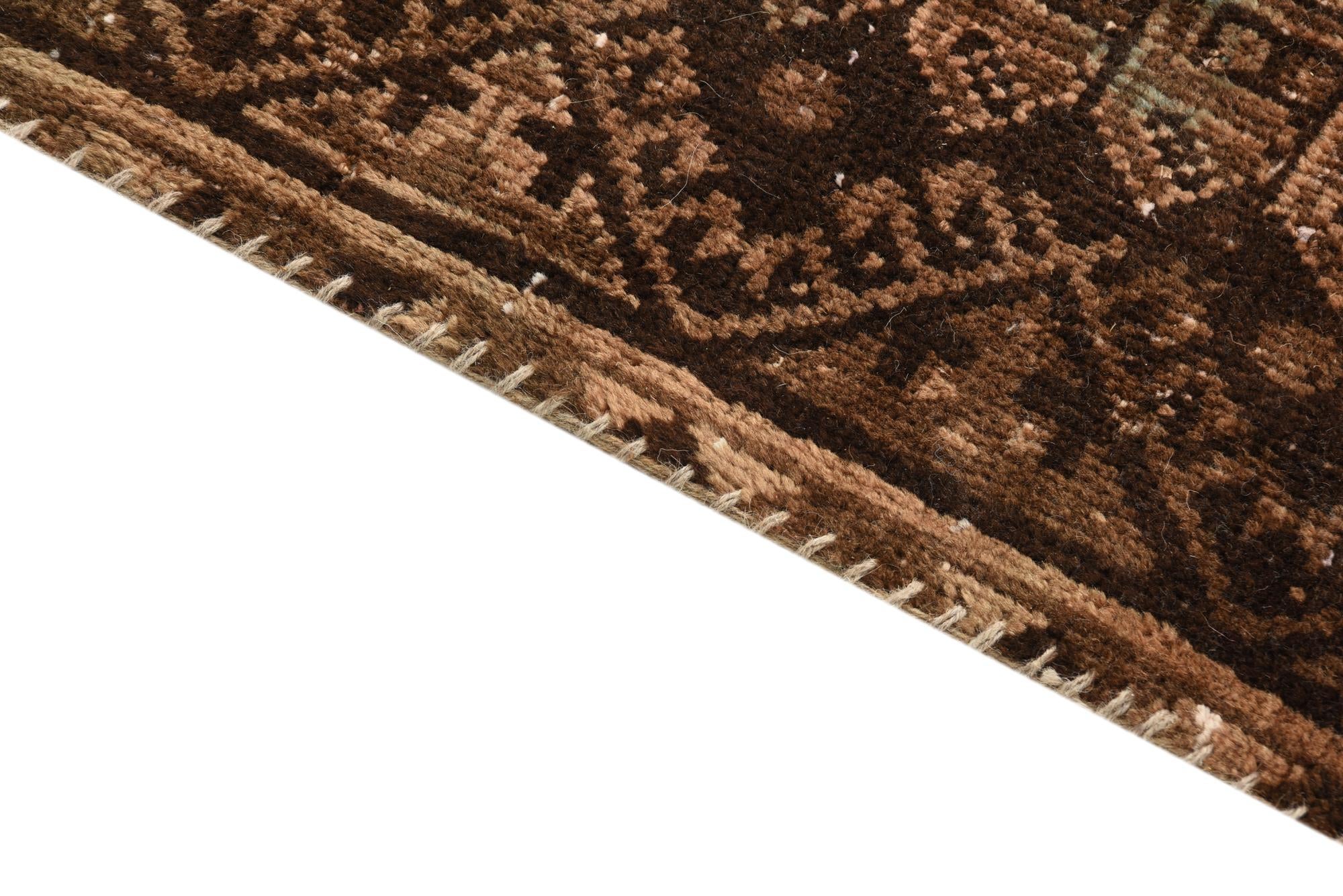5' 10 x 8' 6 Hand Knotted Ultra Vintage Persian Wool Rug