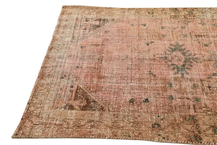 Detail image of 125cm x 180cm Hand Knotted Ultra Vintage Persian Wool Rug
