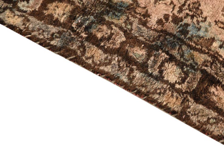 Detail image of 3' 7 x 6' Hand Knotted Ultra Vintage Persian Wool Rug