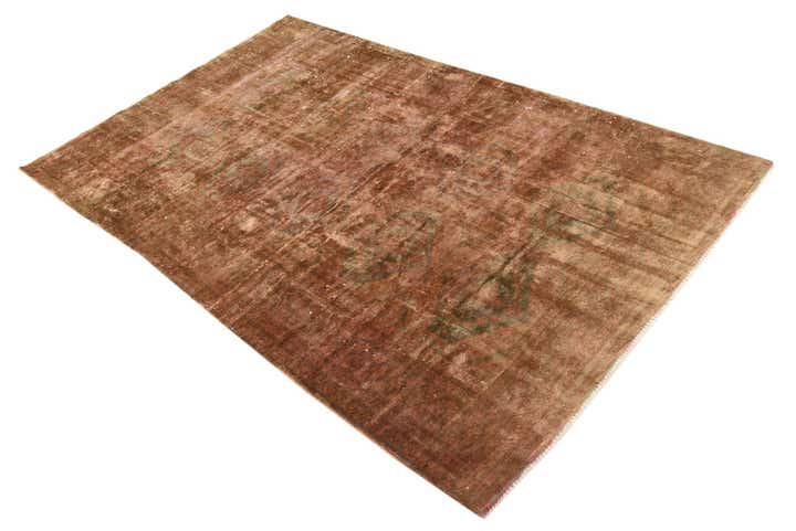 3' 9 x 6' Hand Knotted Ultra Vintage Persian Wool Rug
