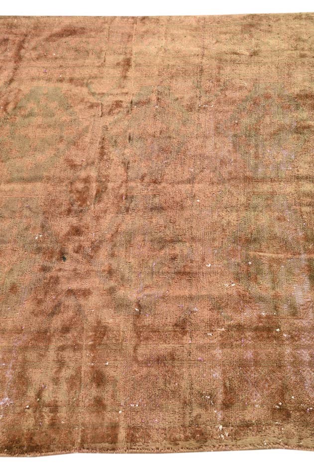 Detail image of 3' 9 x 6' Hand Knotted Ultra Vintage Persian Wool Rug