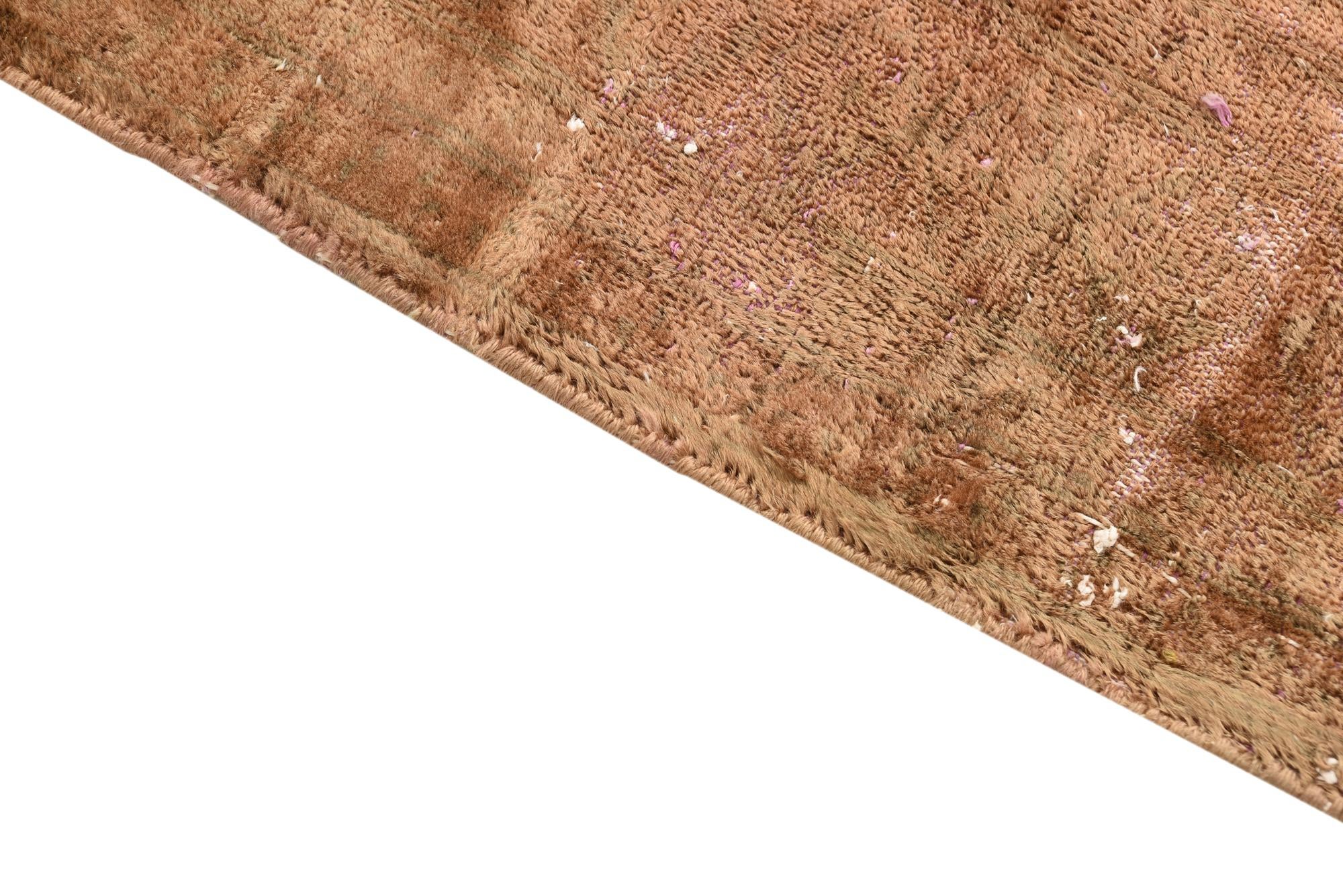 3' 9 x 6' Hand Knotted Ultra Vintage Persian Wool Rug