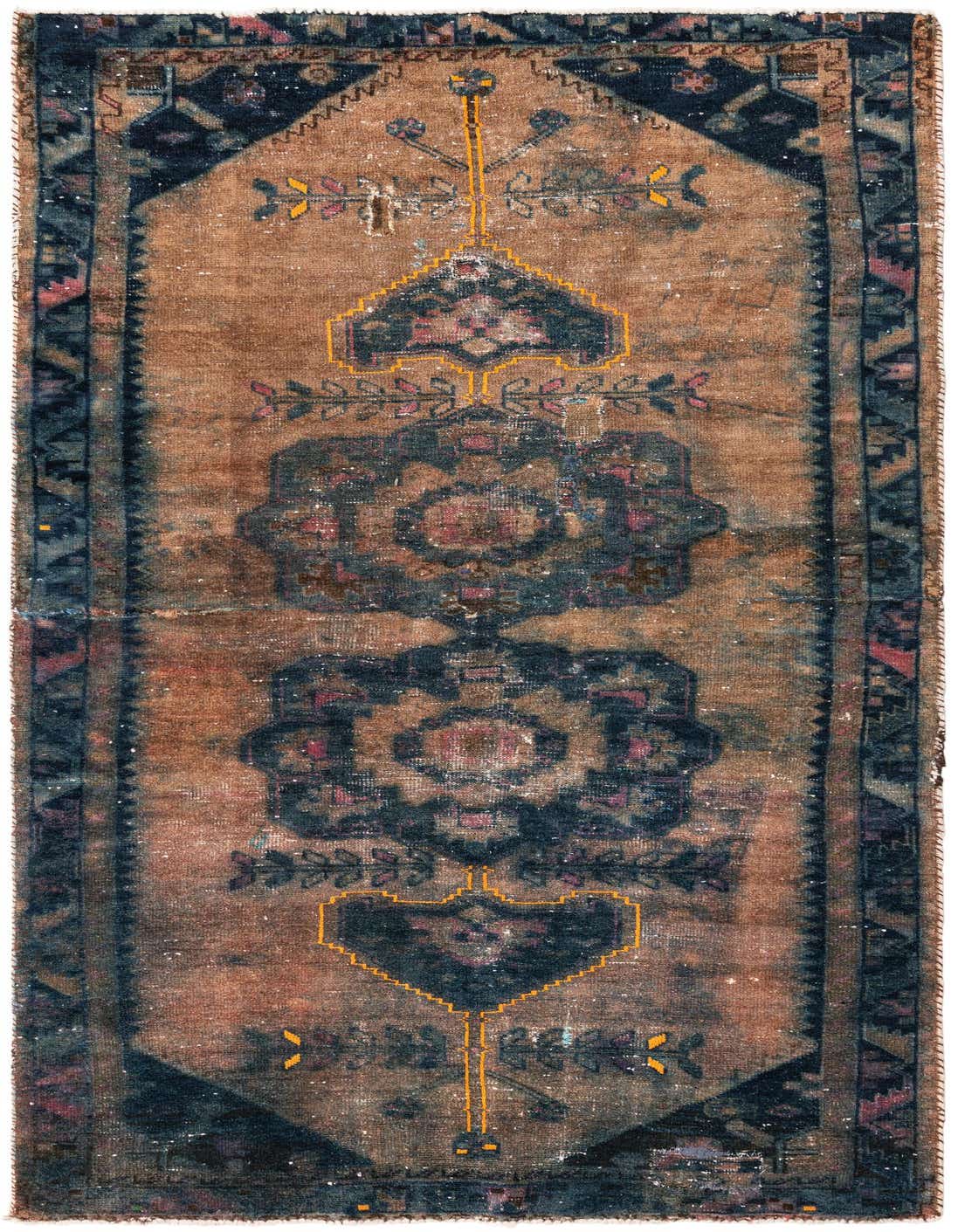 Primary image 5' x 9' 1  Hand Knotted Ultra Vintage Persian Wool Rug