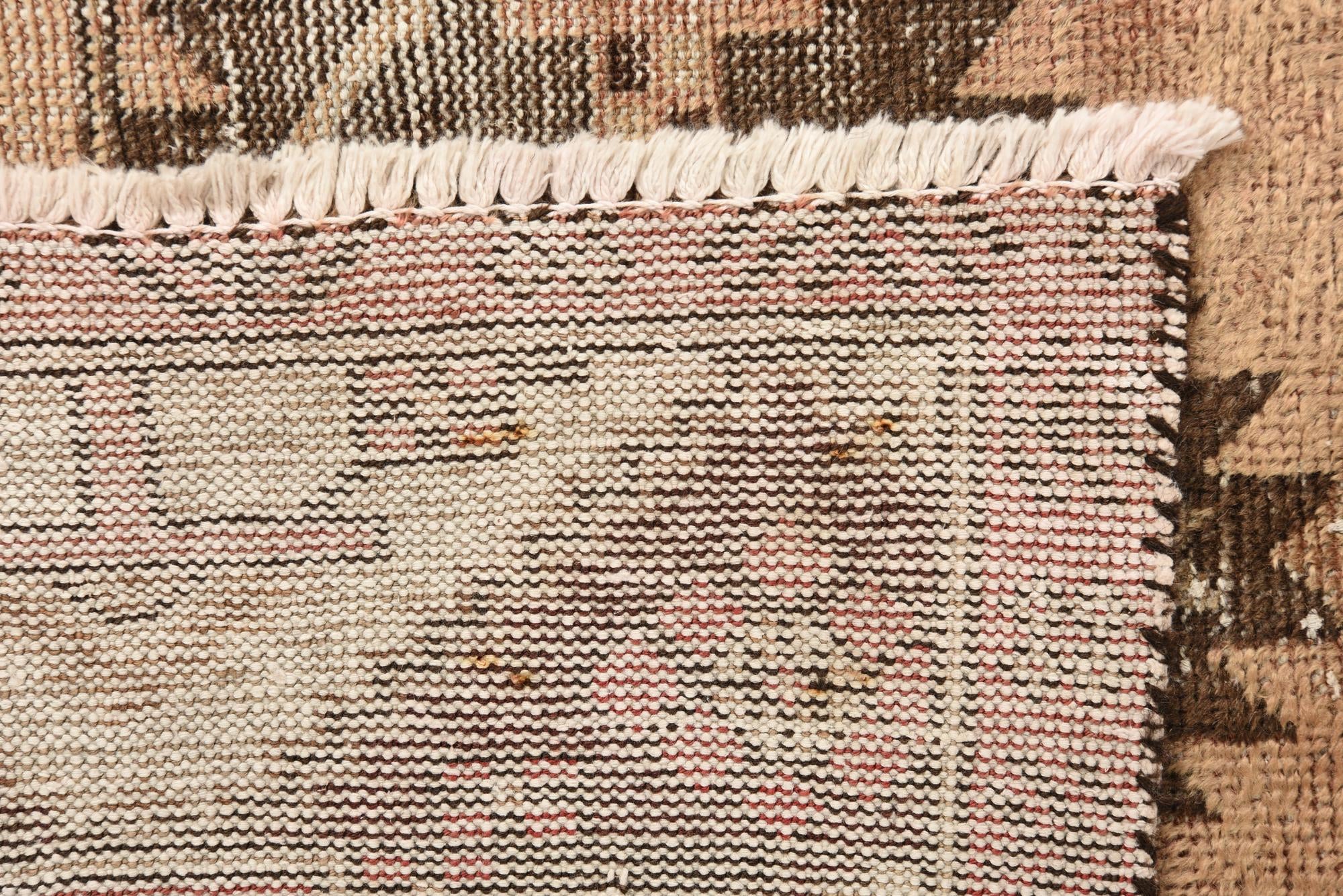 4' x 6' 7 Hand Knotted Ultra Vintage Persian Wool Rug
