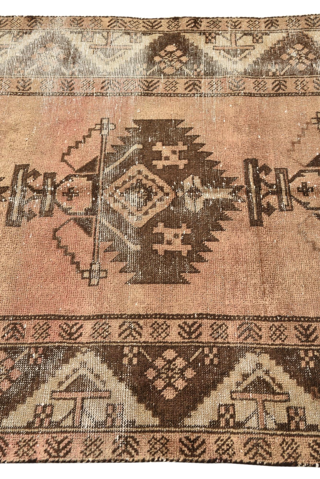 4' x 6' 7 Hand Knotted Ultra Vintage Persian Wool Rug