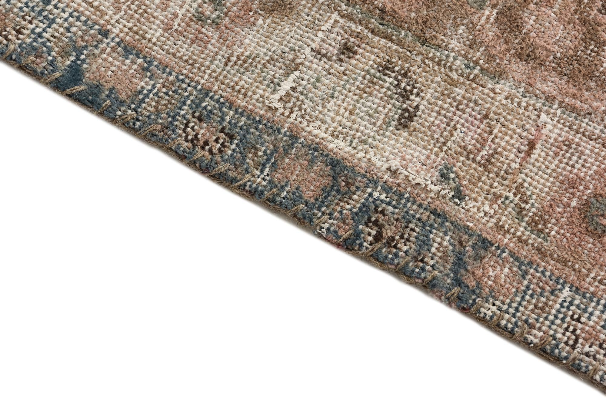 9' 7 x 12' 8 Hand Knotted Ultra Vintage Persian Wool Rug