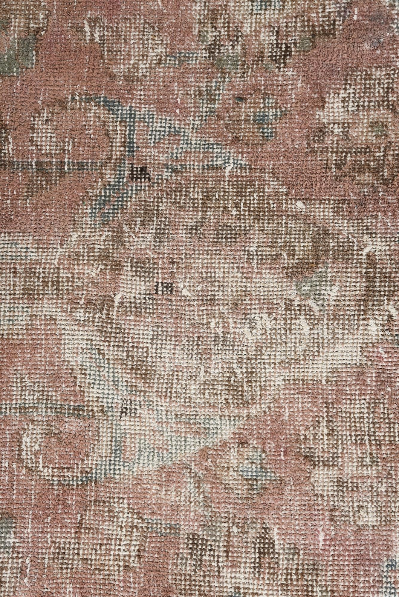 9' 7 x 12' 8 Hand Knotted Ultra Vintage Persian Wool Rug